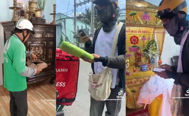 Vụ shipper giao hàng cho người đã khuất: ‘Anh giao cho cái anh đang ngồi trên bàn thờ đó’ Vụ shipper giao hàng cho người đã khuất: ‘Anh giao cho cái anh đang ngồi trên bàn thờ đó’