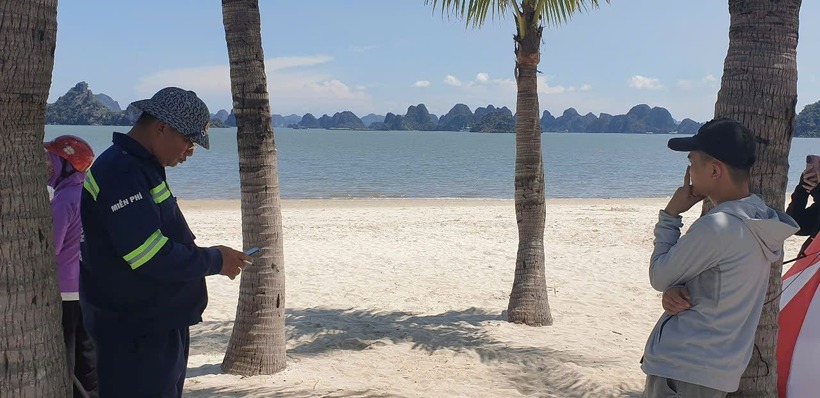 Đội cứu hộ, cứu nạn 116 đã có mặt để tham gia tìm kiếm anh T.D.H - người được cho là đã bị đuối nước. (Ảnh: Lao động)