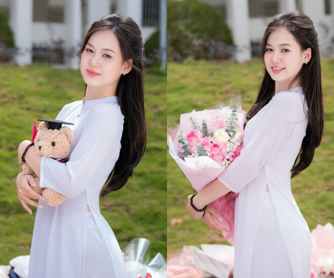 Nữ thủ khoa 17 tuổi đạt 30 điểm tuyệt đối visual như "nàng thơ", mặc áo 60 triệu, nhìn giá bộ sưu tập túi hiệu càng choáng - 1