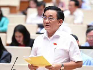 Đại biểu Trần Quốc Tuấn (Giám đốc Sở Công Thương tỉnh Vĩnh Long). Ảnh: Cổng TTĐT Quốc hội