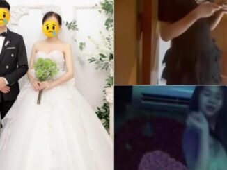 Có thể là hình ảnh về một hoặc nhiều người, hoa baby, hoa cát tường và đám cưới