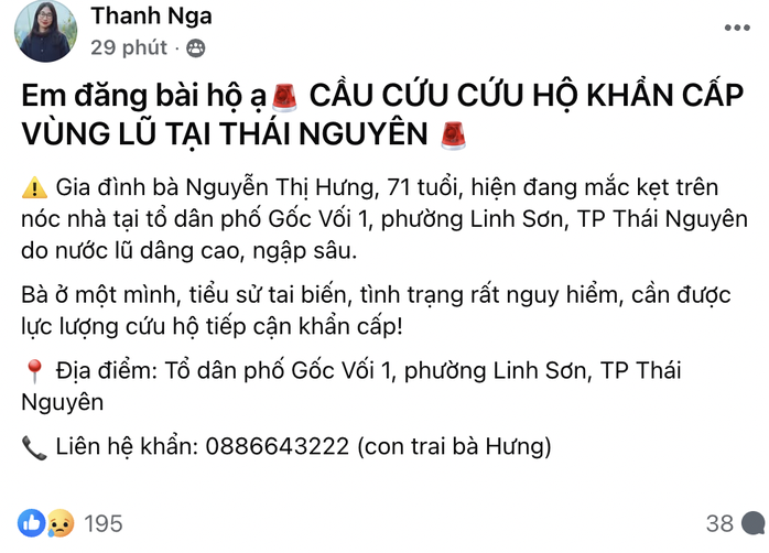 Đêm trắng tuyệt vọng ở Thái Nguyên: Pháo sáng S.O.S bắn lên, lời cầu cứu khắp nơi vì lũ dâng vượt mức lịch sử- Ảnh 4.