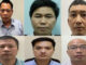 Các bị can: Nguyễn Danh Sơn, Trần Quốc Hùng, Trịnh Văn Đoàn, Nguyễn Hữu Khải, Đỗ Ngọc Tuyền, Trương Hoàng Dũng.
