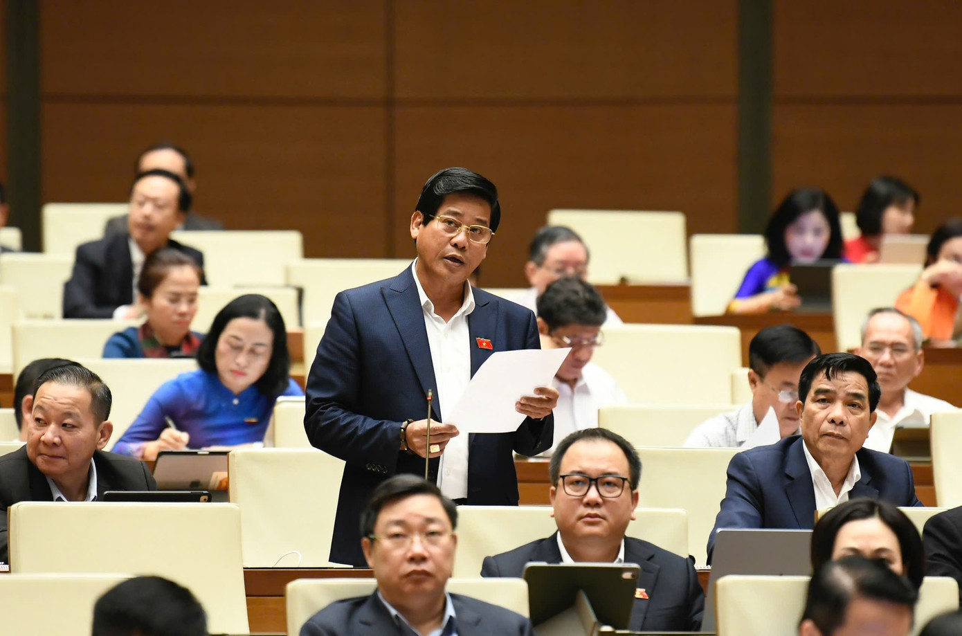 Đại biểu Dương Văn Phước. Ảnh: Như Ý 2910phuoc.jpg