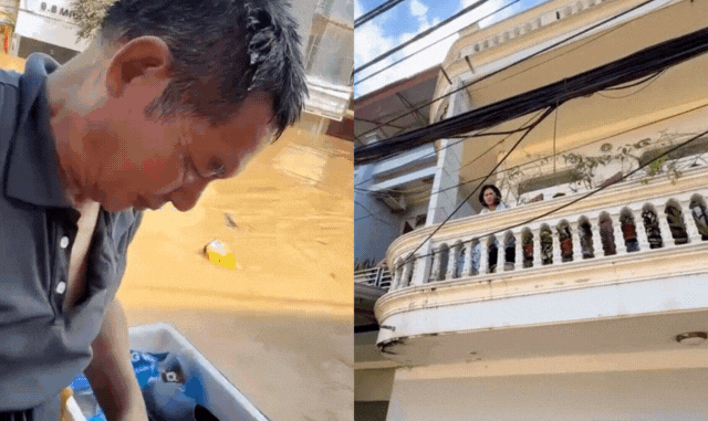 Người cha ở Phú Thọ liều mình bơi giữa lũ 4 tiếng để tìm con gái ở Thái Nguyên khiến hàng triệu người rưng rưng- Ảnh 1.